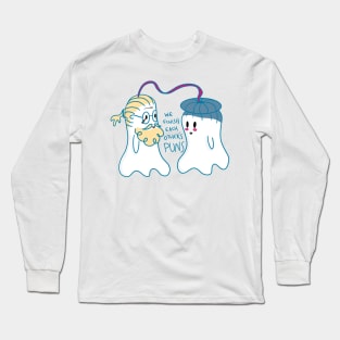 Little Ghost Telepathic Long Sleeve T-Shirt